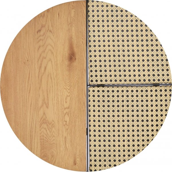 Garmina soffbord Ø50 cm - Beige/svart Garmina soffbord Ø50 cm - Beige/svart