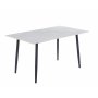 Inez matbord med keramisk vit matt marmor - 140x80 cm Inez matbord med keramisk vit matt marmor - 140x80 cm