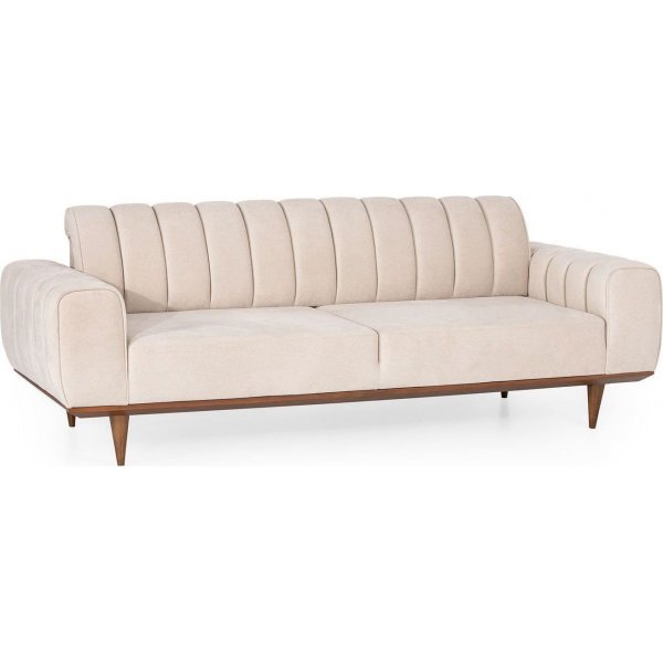 Ivory 3-sits soffa - Cream