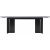 Table  manger Tyres 220 x 100 cm - Noir