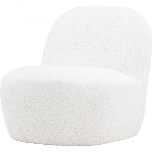 Mahla loungestol - Vit boucl