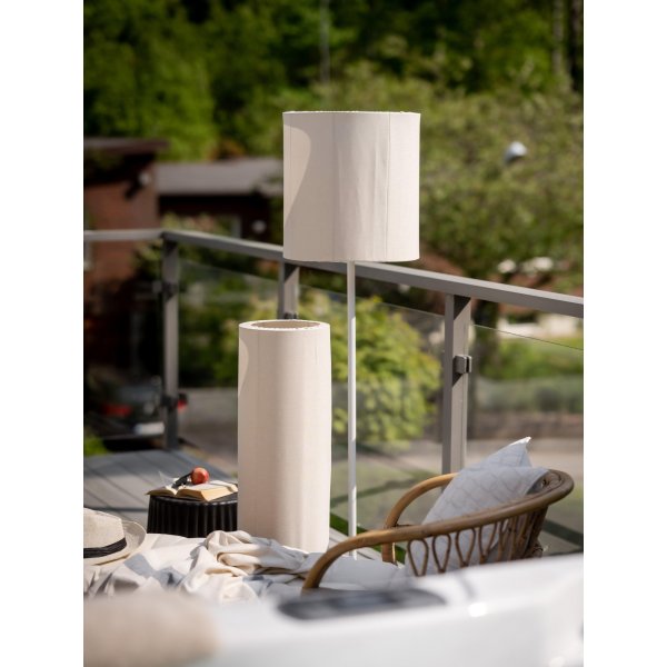 Agnar golvlampa för utomhusbruk - Beige/vit - 156 cm Agnar golvlampa för utomhusbruk - Beige/vit - 156 cm