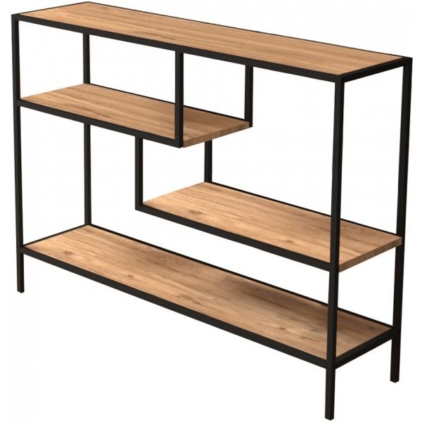 Hernes avlastningsbord 100 x 28 cm - Ek/svart