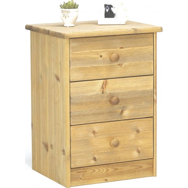 Mario dressoir met 3 laden - Geolied grenen Mario dressoir met 3 laden - Geolied grenen