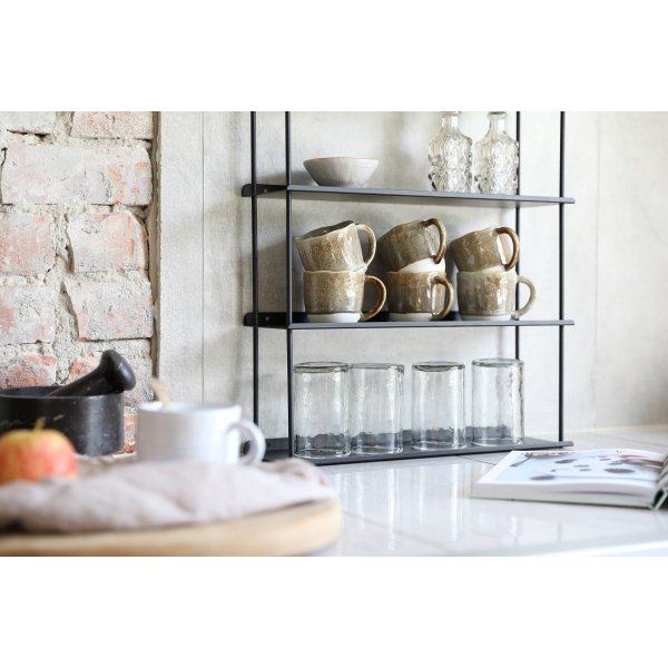 Elliot hylla i plåt H64 cm - Svart Elliot hylla i plåt H64 cm - Svart