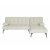 Bddsoffa med divan beige sammet