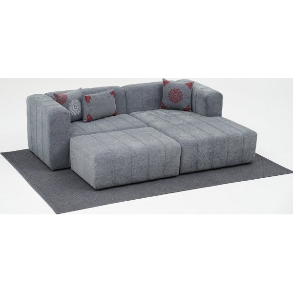 Beyza mini divansoffa höger - Grå Beyza mini divansoffa höger - Grå