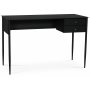 Flash skrivbord 120x50 cm - Svart / Mssing