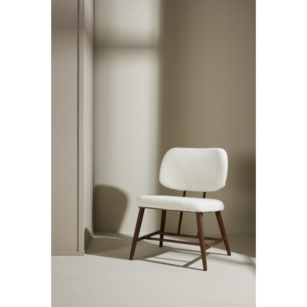 Midland f�t�lj - Vit boucl�