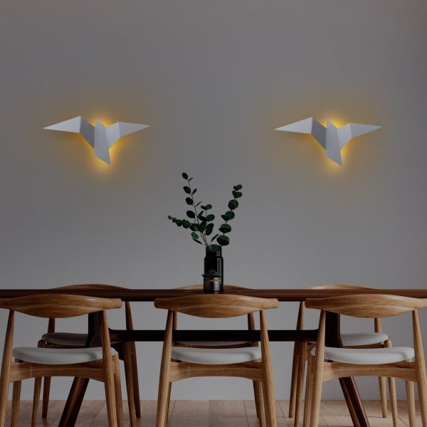 Pacali wandlamp 56 x 24 cm - Grijs