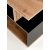 Arely soffbord 110x 55 cm - Wotan ek/svart