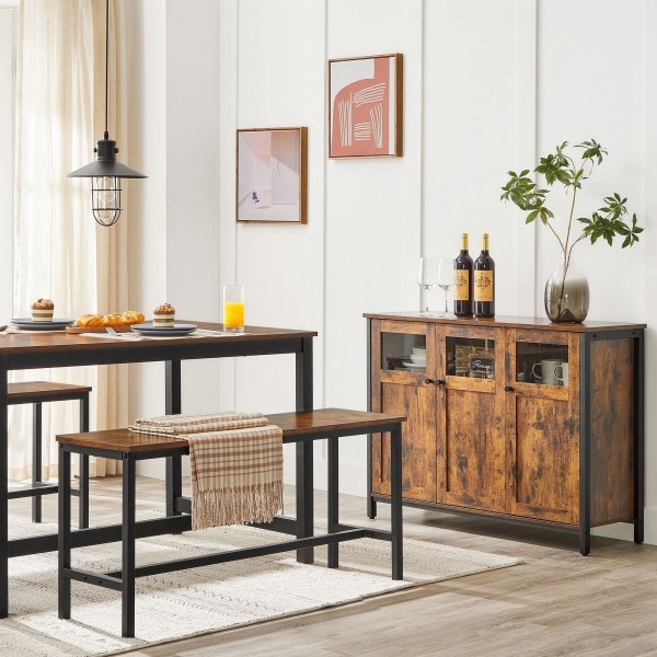 Buffet Eldin 100 cm - Marron/noir Buffet Eldin 100 cm - Marron/noir