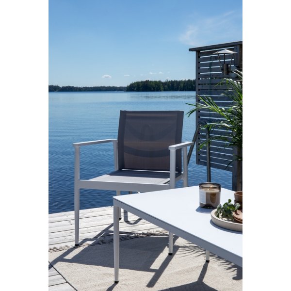 Groupe de canapés Break - Blanc/gris Groupe de canapés Break - Blanc/gris