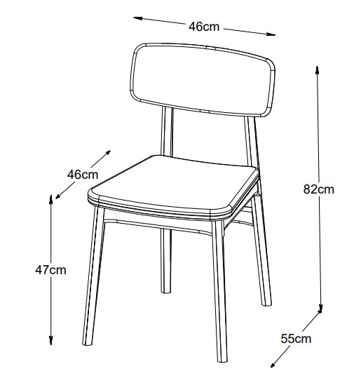 Chaise de salle à manger Kleppen avec structure en chêne huilé et assise en PU marron Chaise de salle à manger Kleppen avec structure en chêne huilé et assise en PU marron
