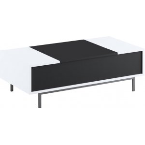 Table basse Force - Noir/blanc/argent