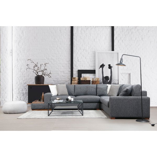 Look hörnsoffa - Antracit Look hörnsoffa - Antracit