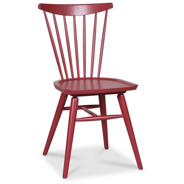 Rosvik matgrupp runt Vit/Ek matbord med 4 st Thor pinnstolar- Vit/Ek / Rtt