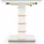 Mervin utdragbart matbord 140-180 cm - EK / Vit hgblank