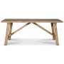 Woodforge matgrupp bord med 6 st stolar i tervunnet tr