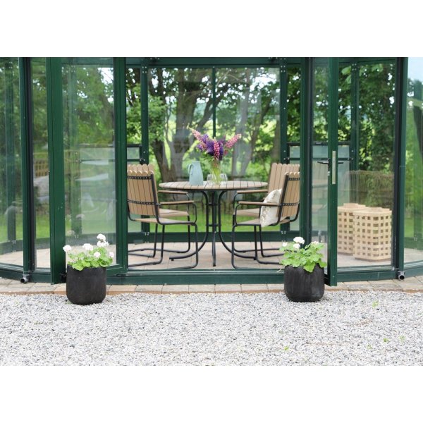 Table de groupe à manger Holmsund incl. 4 chaises - Noir/Marron + Nettoyage textile pour meubles Table de groupe à manger Holmsund incl. 4 chaises - Noir/Marron + Nettoyage textile pour meubles