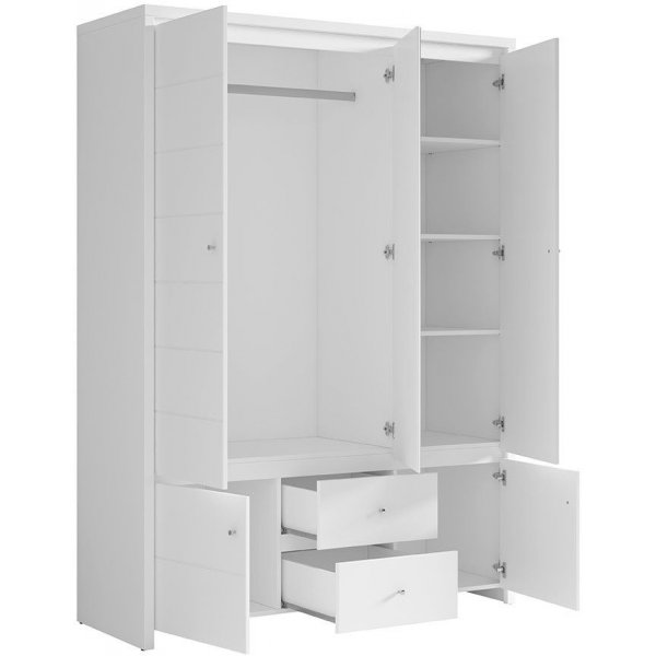 Garland garderob - Vit