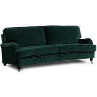Kvarsebo Howard 3-sits svängd soffa - Mörkgrön (Sammet) Kvarsebo Howard 3-sits svängd soffa - Mörkgrön (Sammet)