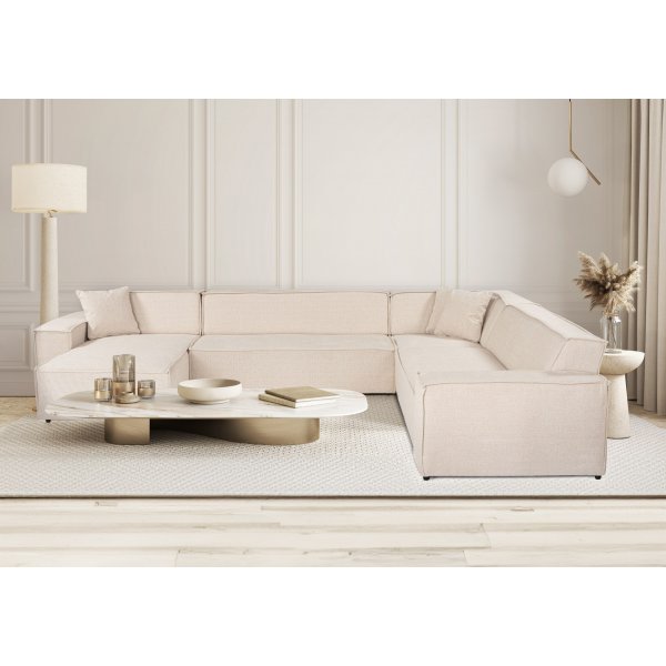 Puzzle u-soffa - Beige Puzzle u-soffa - Beige