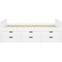 Alba sng med frvaring 90 x 200 cm - Vit