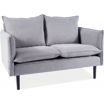 Flora 2-sits soffa - Grå sammet