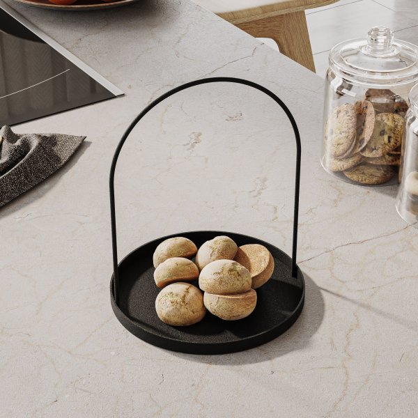 Plat décoratif Kos - Noir Plat décoratif Kos - Noir