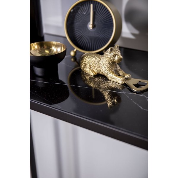 Table relief de pente 100 x 30 cm - Noir/laiton