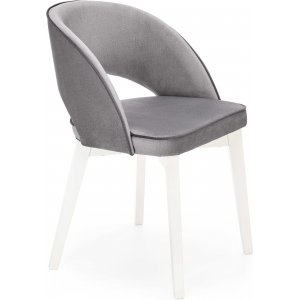 Fauteuil Lungo - Gris/blanc