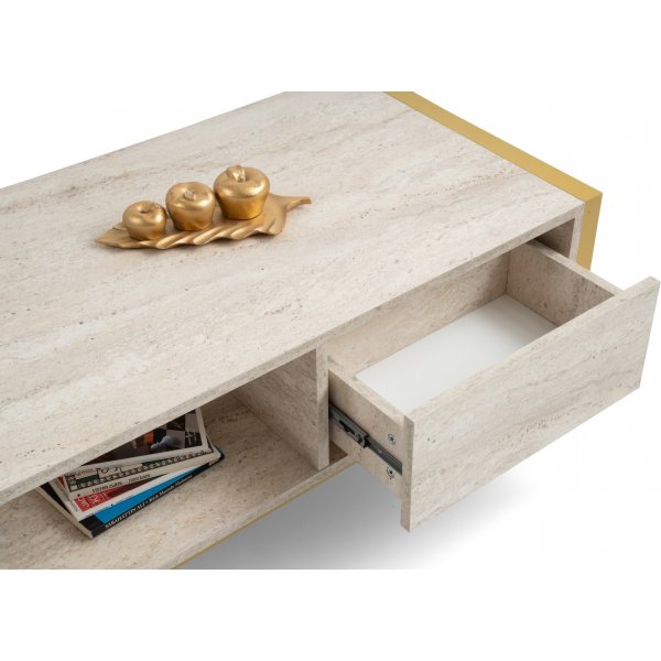 Table basse Haldizen - Or/marbre Table basse Haldizen - Or/marbre