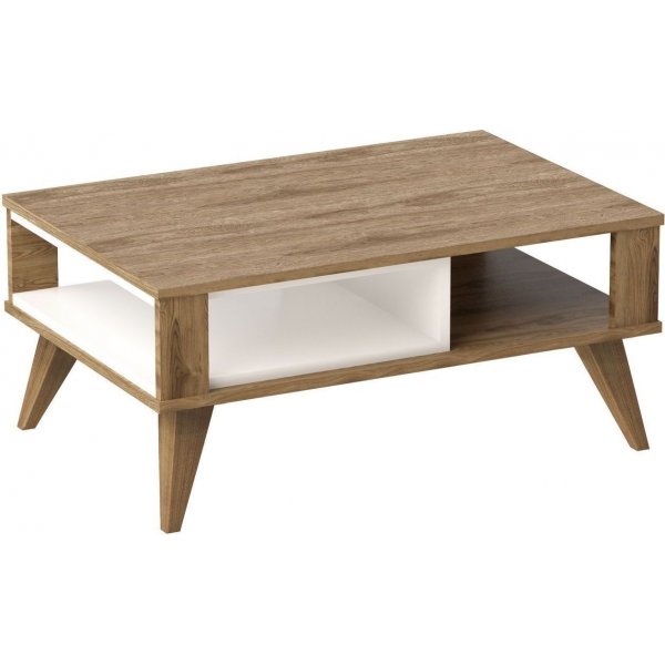 Table basse Ionis 90 x 60 cm - Chêne/blanc Table basse Ionis 90 x 60 cm - Chêne/blanc