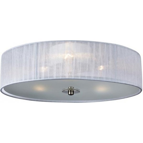 Byske Taklampa - Vit/Frostat glas