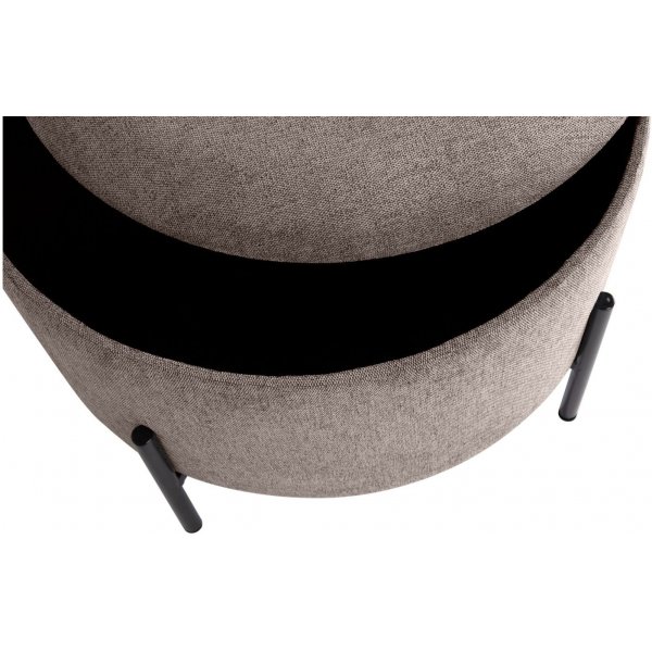 Pouf Syssna avec rangement - Marron clair