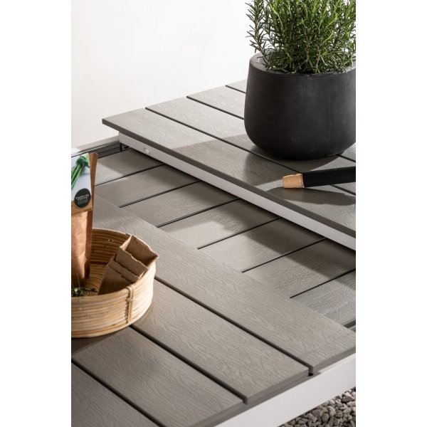 Levels matbord 229 x 100 cm - Grå/Vit Levels matbord 229 x 100 cm - Grå/Vit