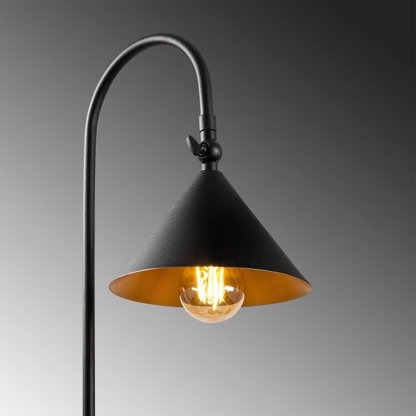 Lampadaire Like 4 - Noir/dor
