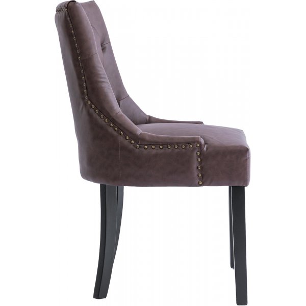 Tuva Eastport matstol med nitar - Vintage PU Tuva Eastport matstol med nitar - Vintage PU
