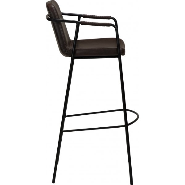 Tabouret de bar Boto - Chocolat PU Tabouret de bar Boto - Chocolat PU