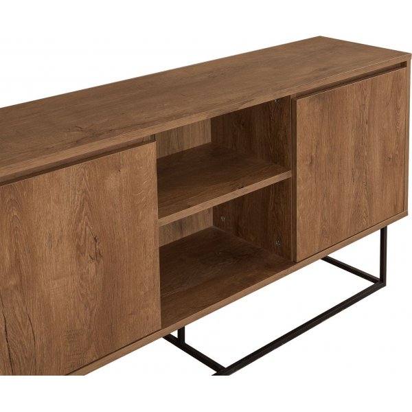 Zela skänk - Valnöt/svart Zela skänk - Valnöt/svart