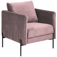 Livorna fåtölj - Ljusrosa velour Livorna fåtölj - Ljusrosa velour