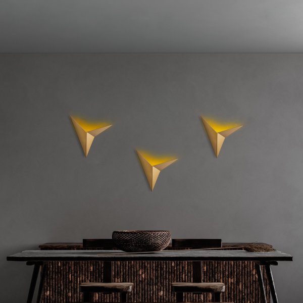 Bird vgglampa - Guld