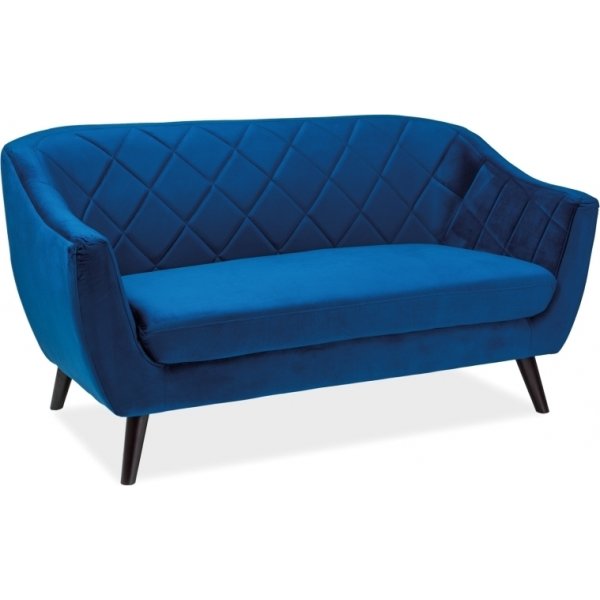 Molly 2- sits soffa - Bl sammet