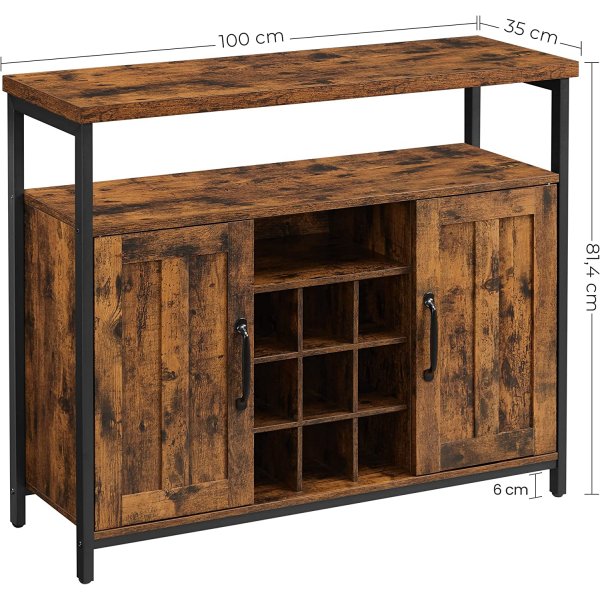 Buffet Agra - Marron/noir