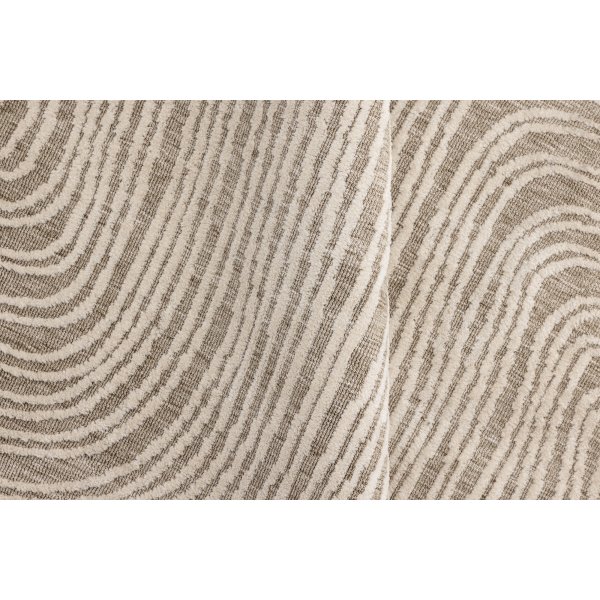 Melle matta 200 cm - Beige/vit