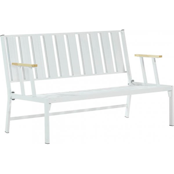 Lotus 2-sits utesoffa - Vit/grön Lotus 2-sits utesoffa - Vit/grön