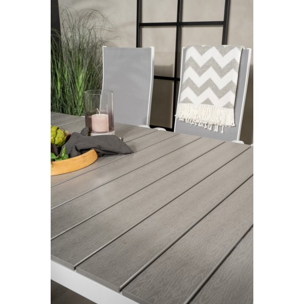 Levels utematgrupp med 6 st Copacabana stolar - Grå/Vit Levels utematgrupp med 6 st Copacabana stolar - Grå/Vit