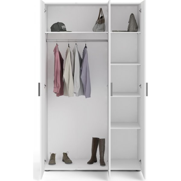 Armoire Pepe à 3 portes - Blanc Armoire Pepe à 3 portes - Blanc