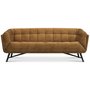 Lulu 3-sits soffa - Guld sammet